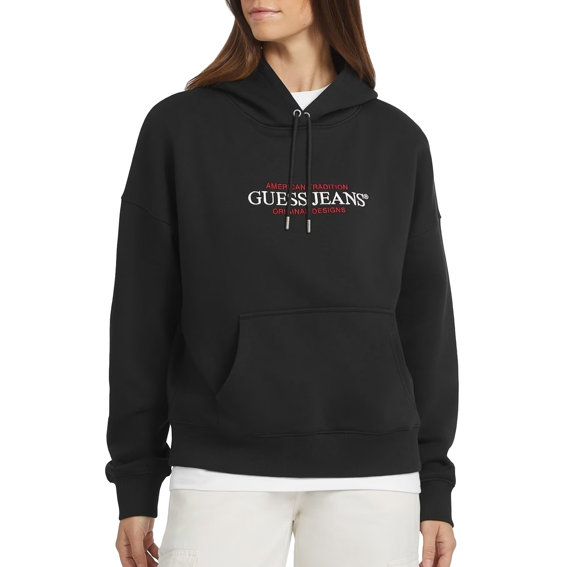 Guess Sweat Os American Tr Jet Black A996