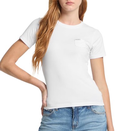 Guess T-shirt  Slim Pkt Pure White