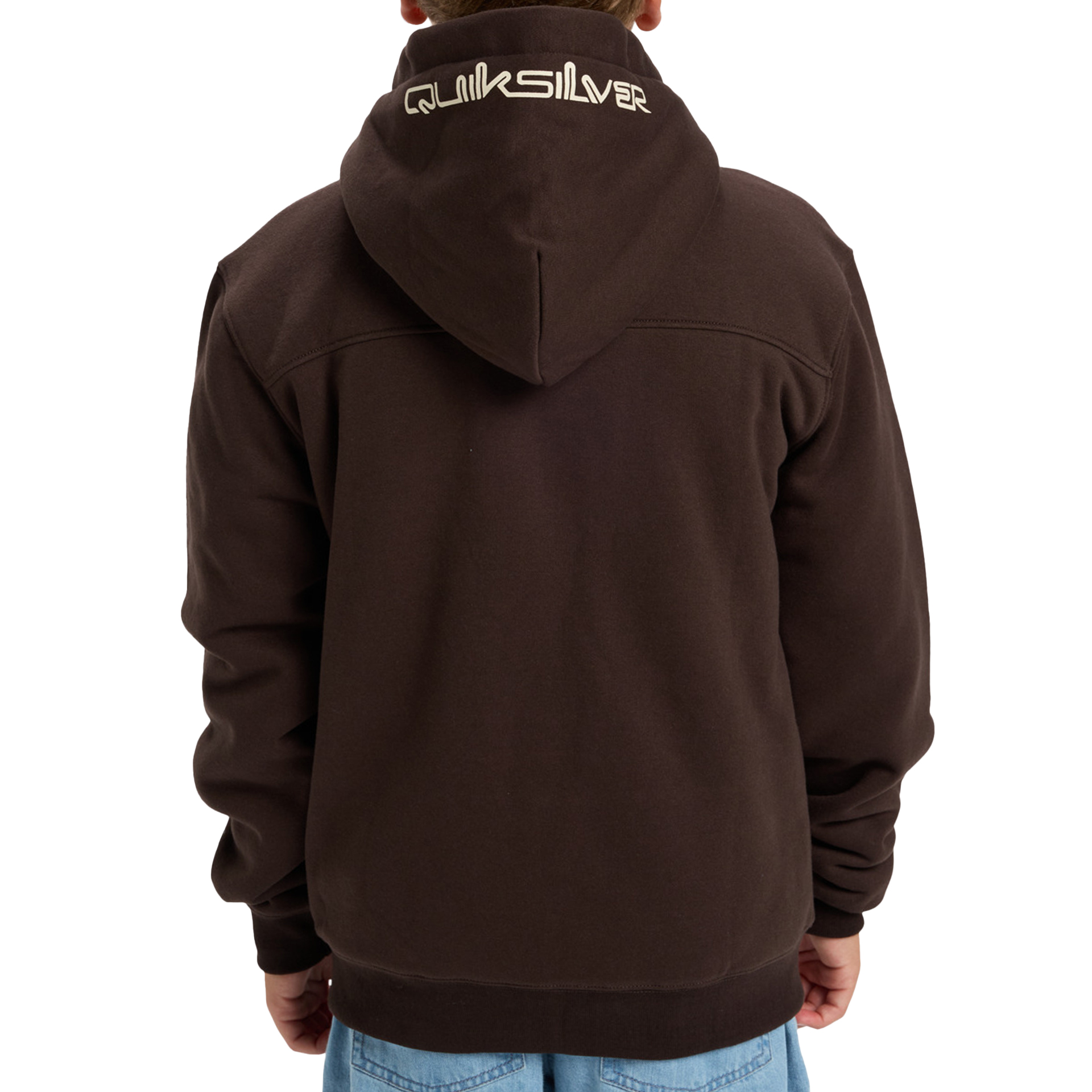 Quiksilver Casaco Fleece Sherpa Yth Chocolate Brown