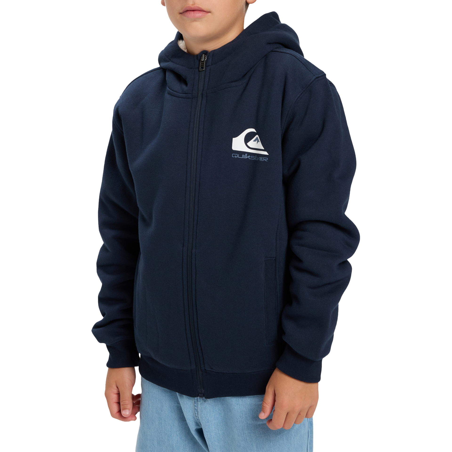 Quiksilver Casaco Fleece Sherpa Yth Dark Navy