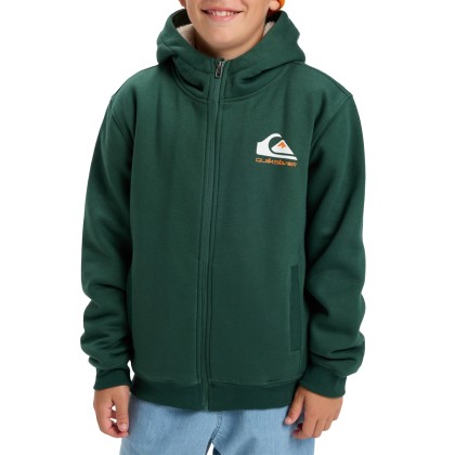 Quiksilver Casaco Fleece Sherpa Yth Trekking Green