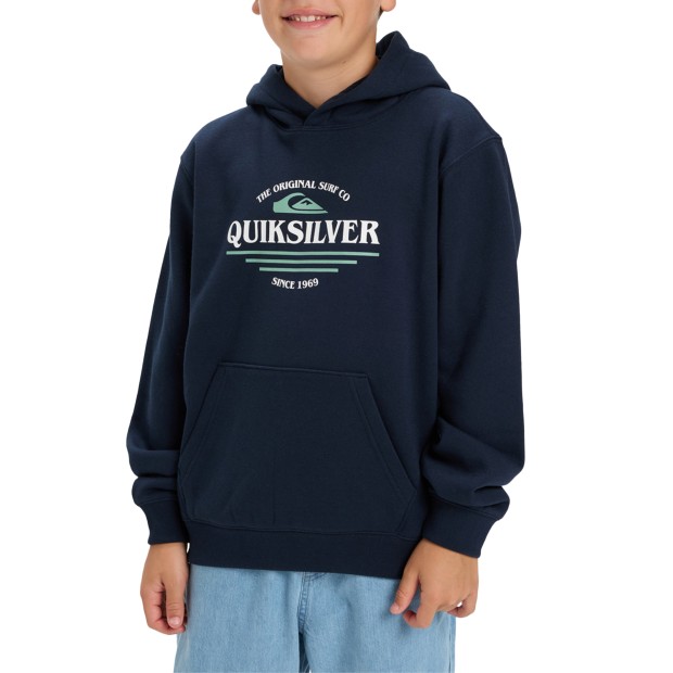 Quiksilver Sweat Graphic Hoodi Yth Dark Navy