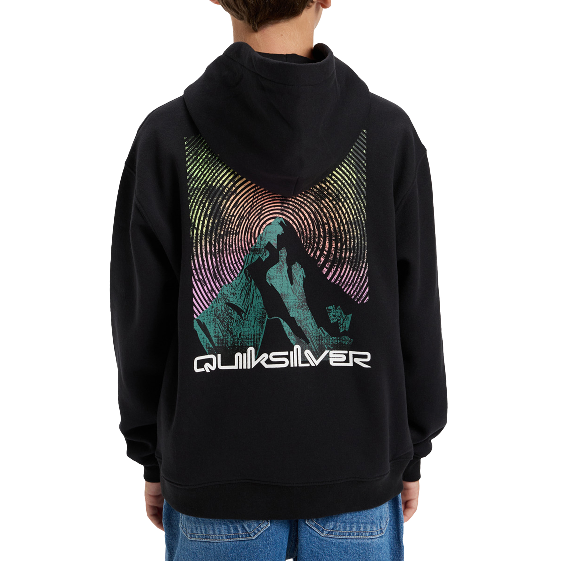 Quiksilver Sweat Slt Wtr Hood Yth Black