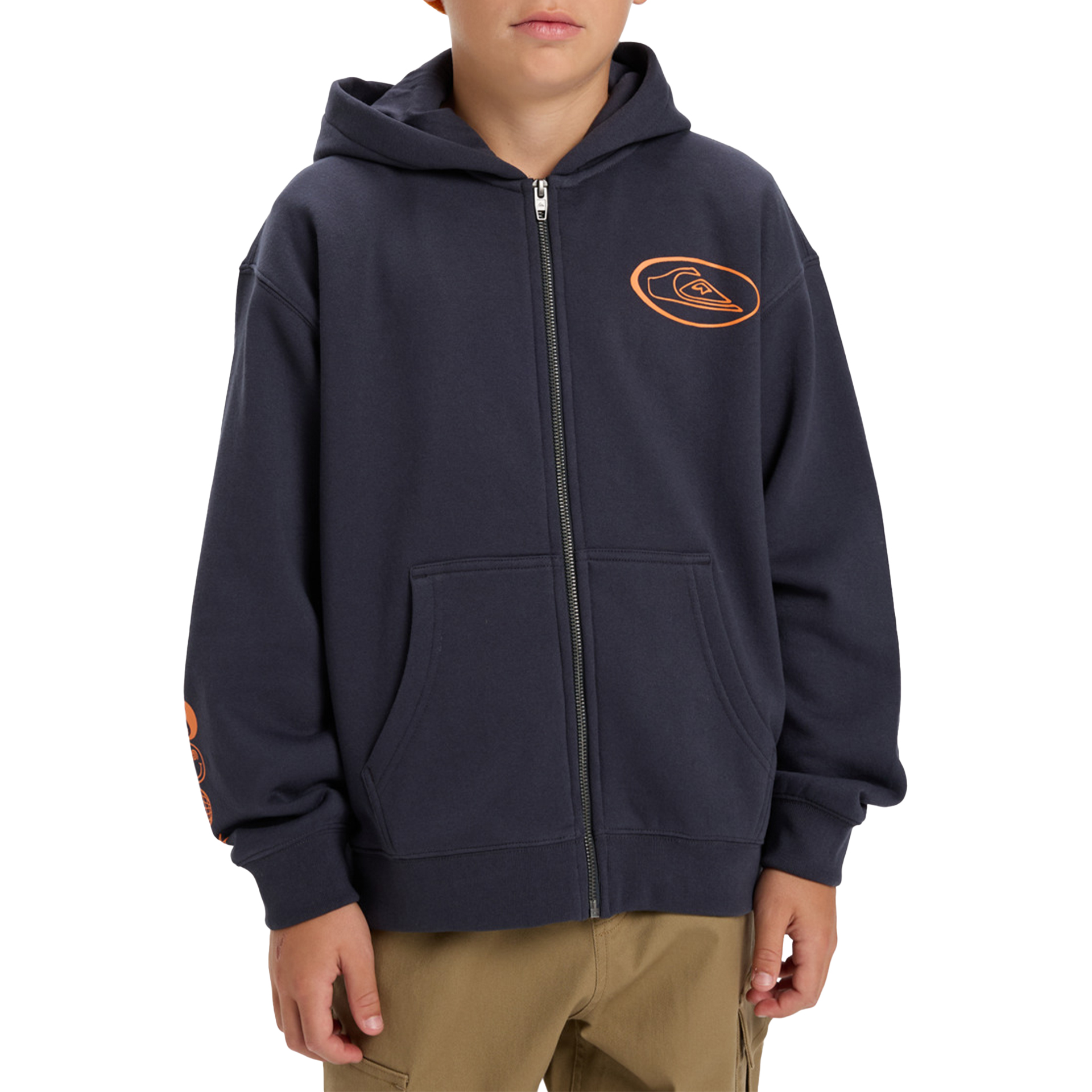 Quiksilver Casaco Slt Wtr Grap Zip Yt India Ink