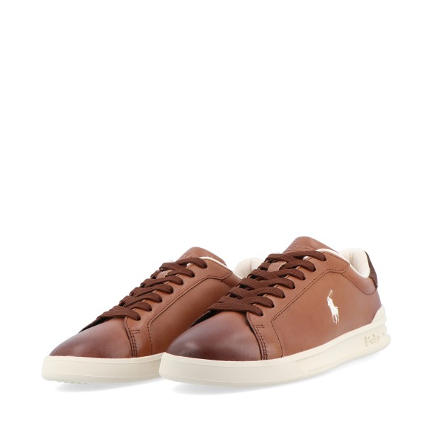 Polo Ralph Lauren Dress Calf-hrt Crt Ii-sk-ltl Brown