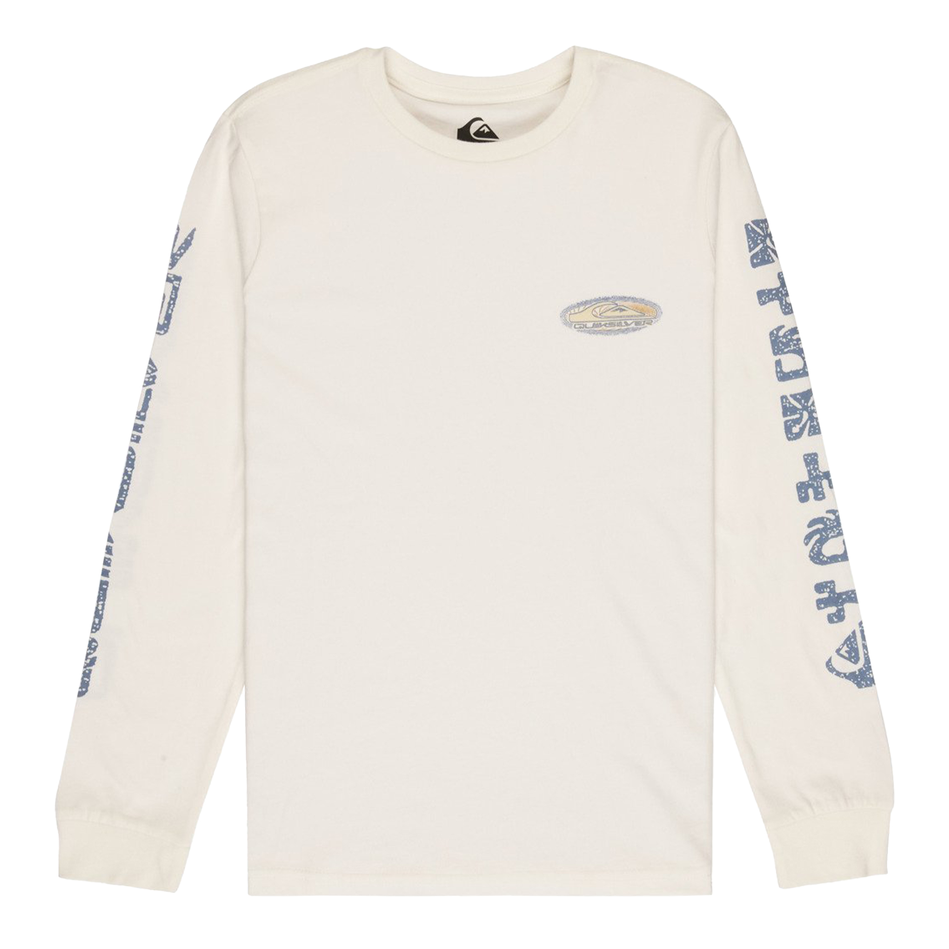 Quiksilver Longsleeve Evo Border Line Snow White
