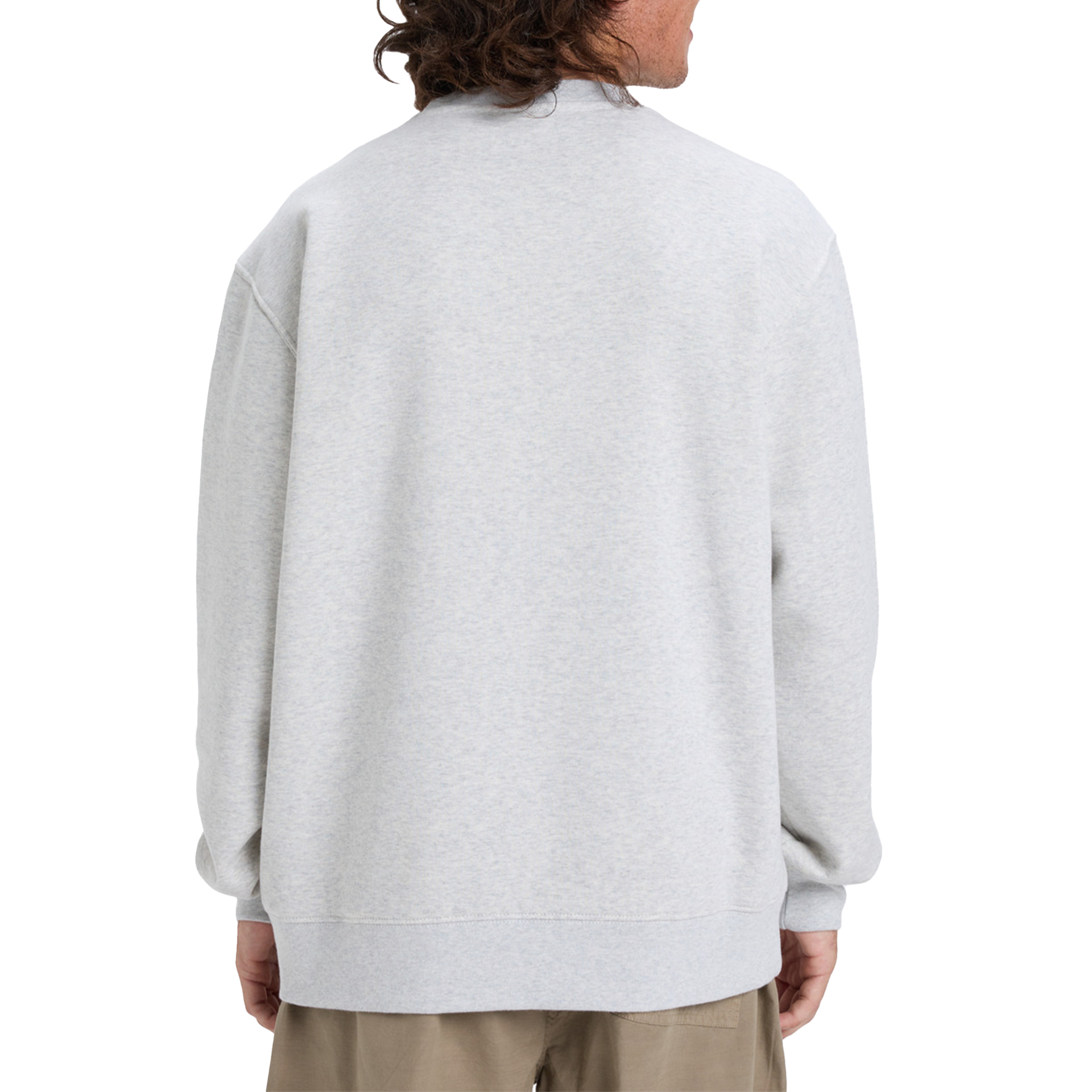 Quiksilver Sweat Salt Water Crew Light Grey Heather