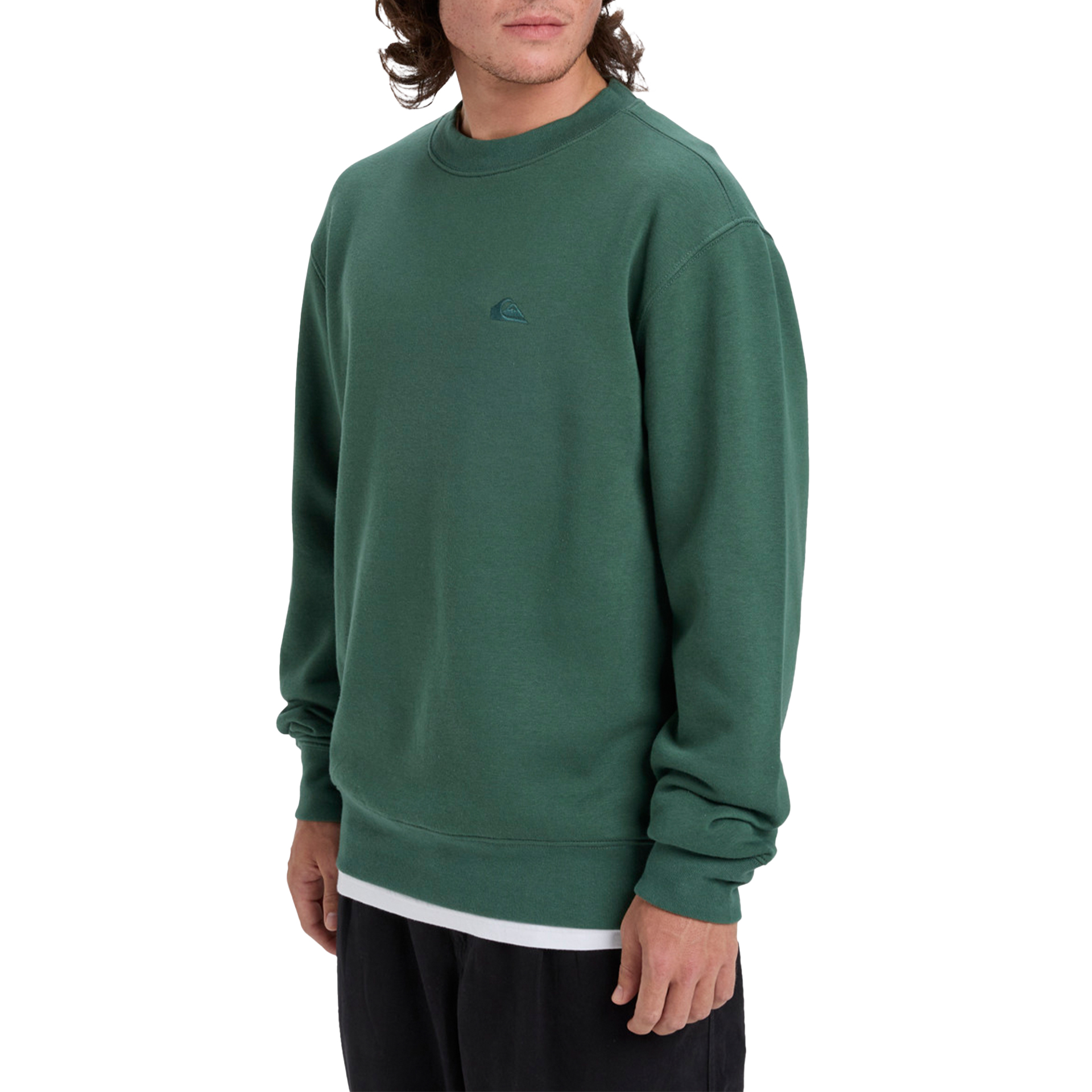 Quiksilver Sweat Salt Water Crew Trekking Green
