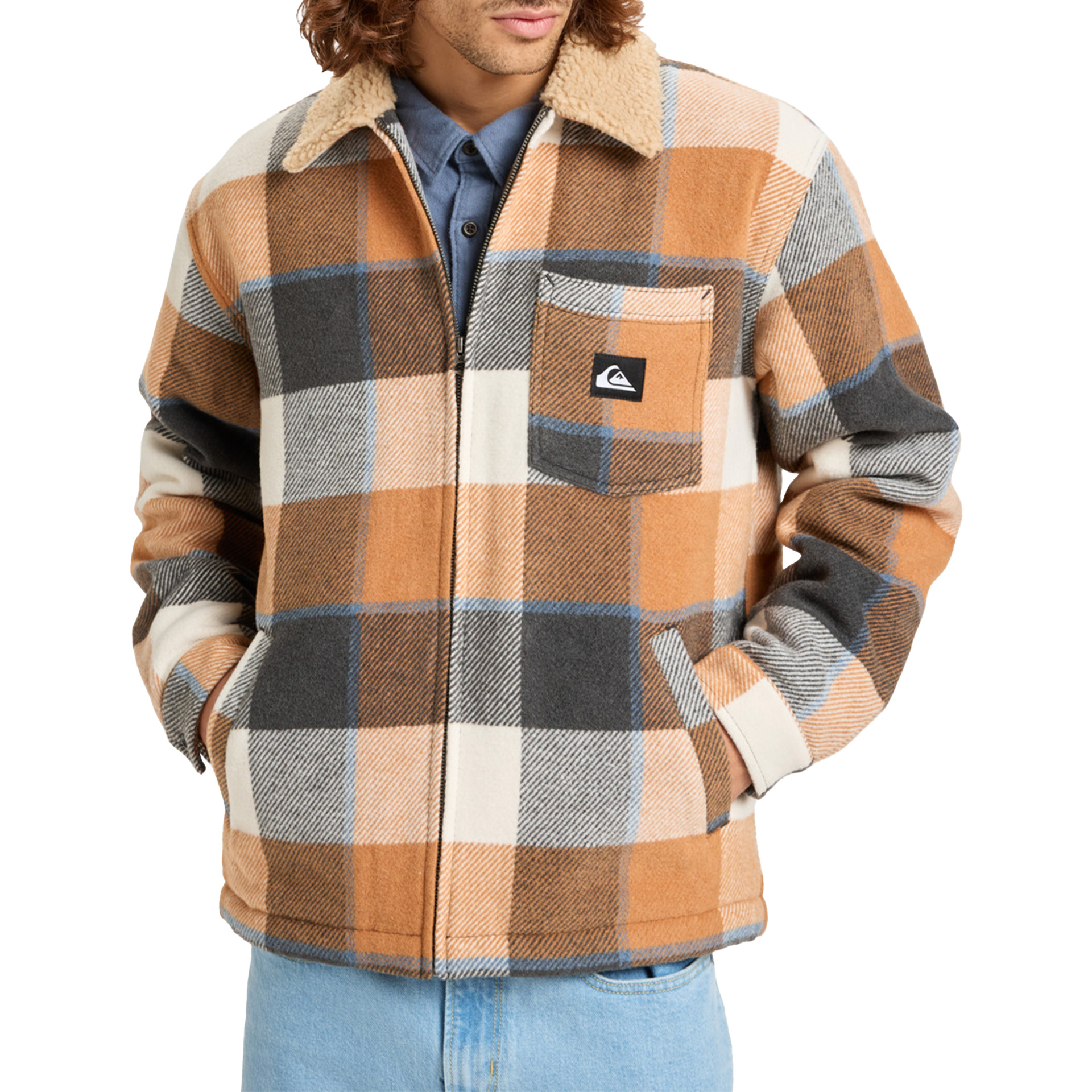 Quiksilver Casaco Dna Sherpa Almond Sherp Harring