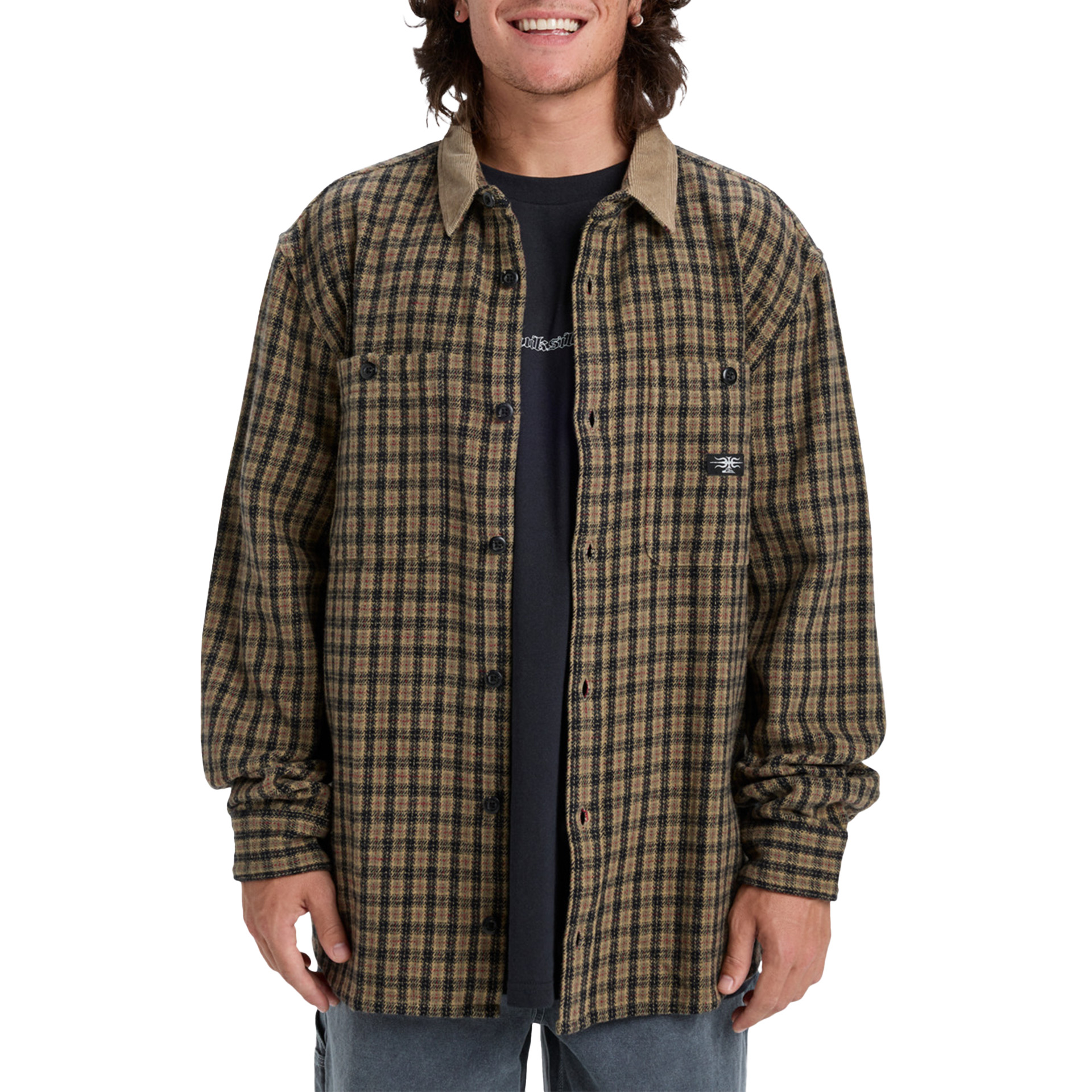 Quiksilver Camisa Sandstrokes Sand Strokeselmwoodb