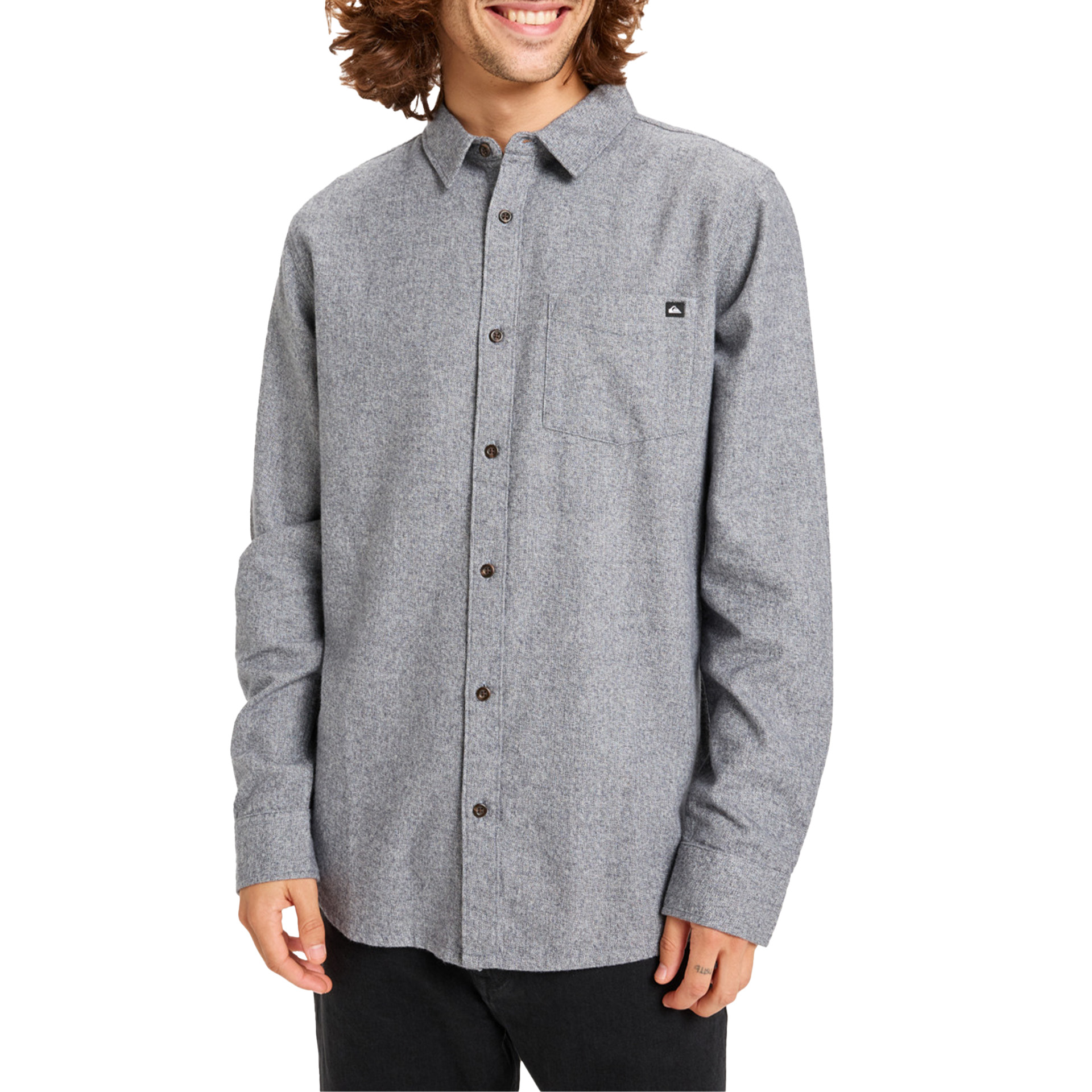 Quiksilver camisa Motherf Heather India Ink