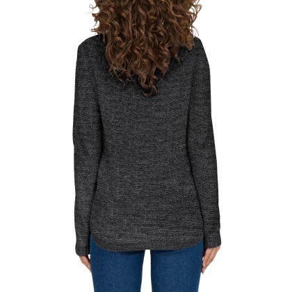 Only  Camisola Geena Xo Dark Grey Melange Only  Camisola Geena Xo Dark Grey Melange
