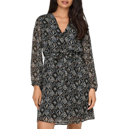 Only Onlcera Life 3/4 Short Dress Wvn Noos Black