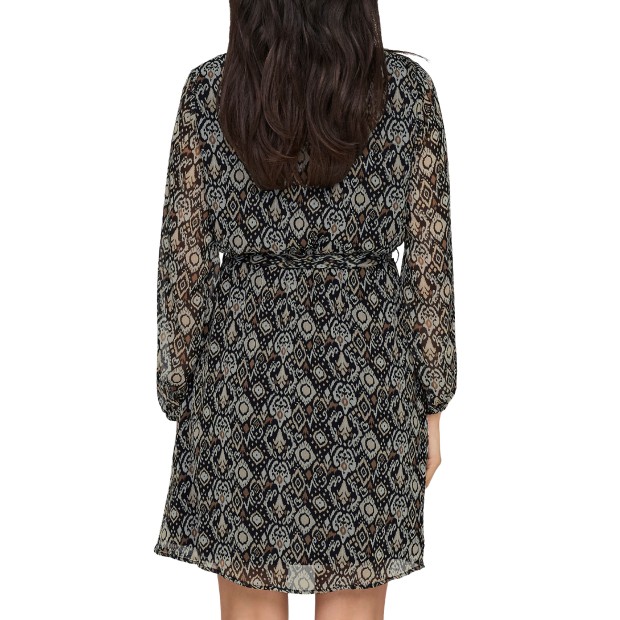 Only Onlcera Life 3/4 Short Dress Wvn Noos Black