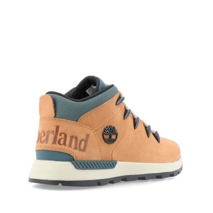 Timberland Sprint Trekker Mid Lace Up Sneaker Md Brown Nubuck W Green