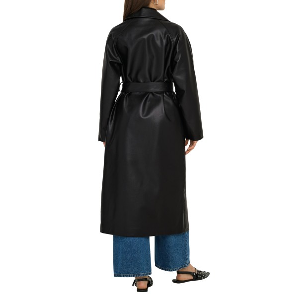 Only Casaco Bina Faux Leather Otw Black