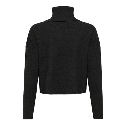 Only  Camisola Ama Life  Rib Rollneck Knt Black Only  Camisola Ama Life  Rib Rollneck Knt Black
