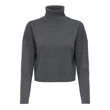 Only  Camisola Ama Life  Rib Rollneck Knt Medium Gre