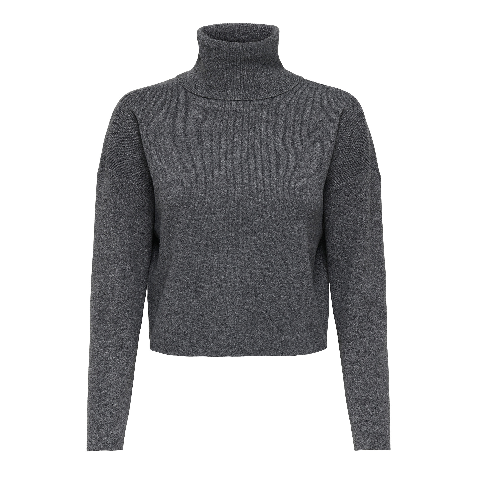 Only Camisola Ama Life Rib Rollneck Knt Medium Gre