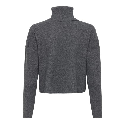 Only  Camisola Ama Life  Rib Rollneck Knt Medium Gre