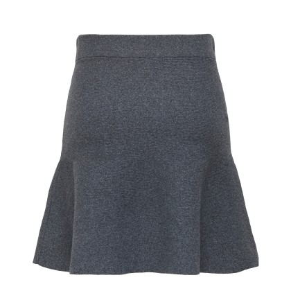Only  Saia Ama Life Skater Knt Medium Grey Melange Only  Saia Ama Life Skater Knt Medium Grey Melange