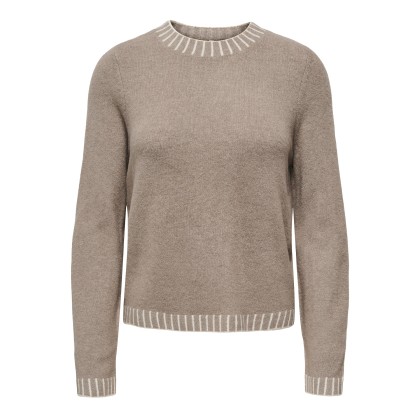 Only  Camisola Fina  Stitch O-Neck Knt Fung