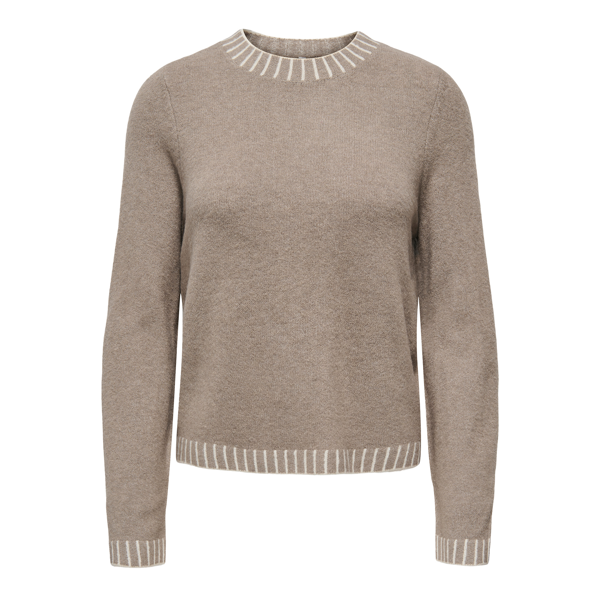 Only Camisola Fina Stitch O-Neck Knt Fung