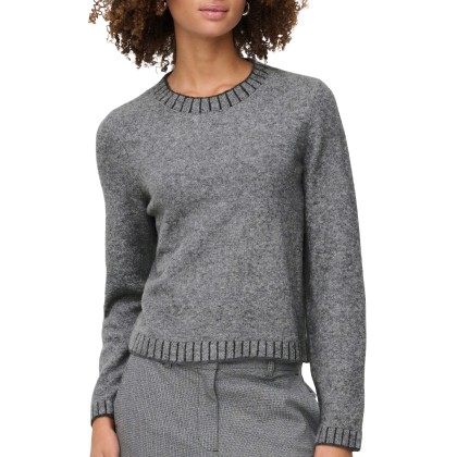 Only  Camisola Fina  Stitch O-Neck Knt Medium Grey M