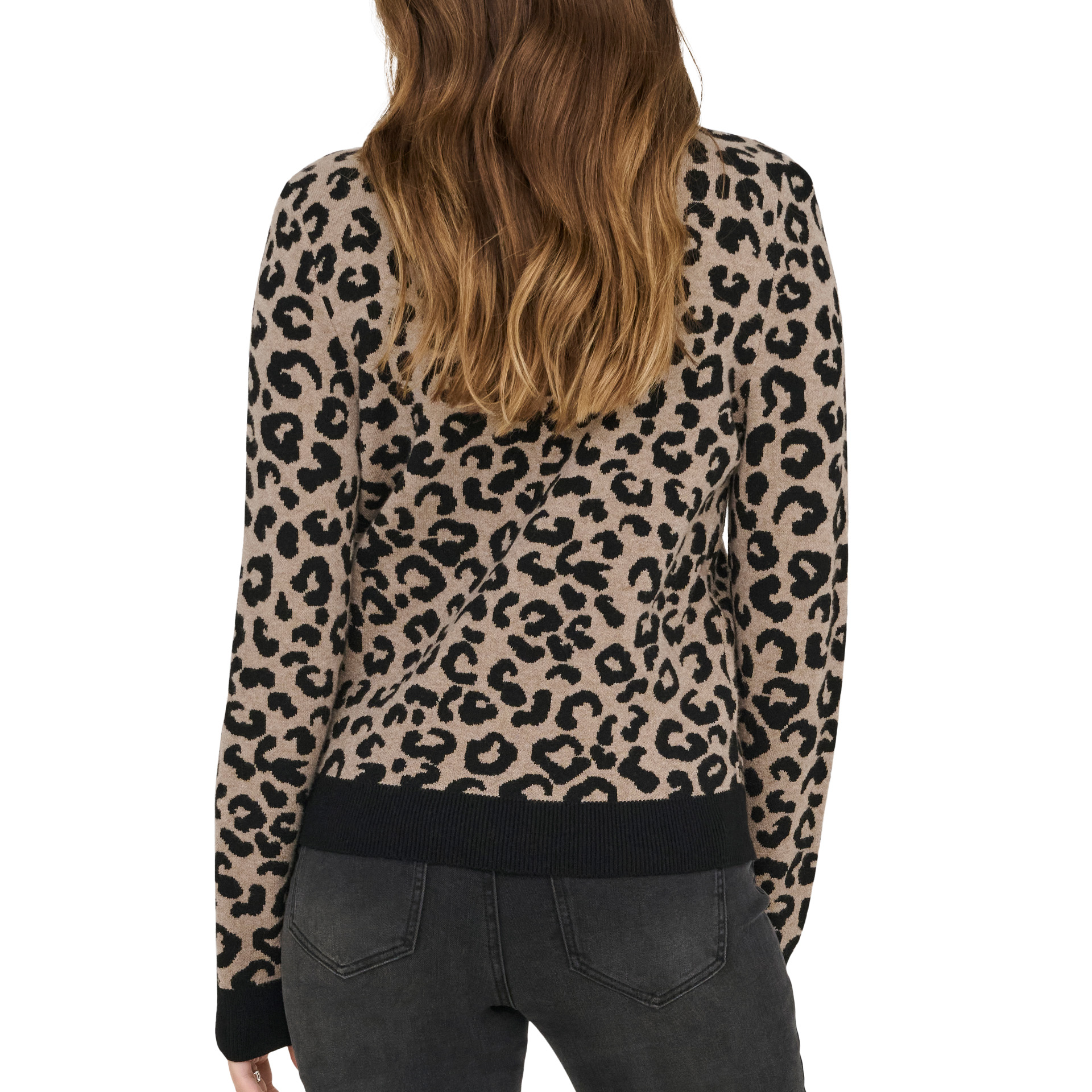 Only Camisola Ibi Jq High Neck Knt Black W. Trench