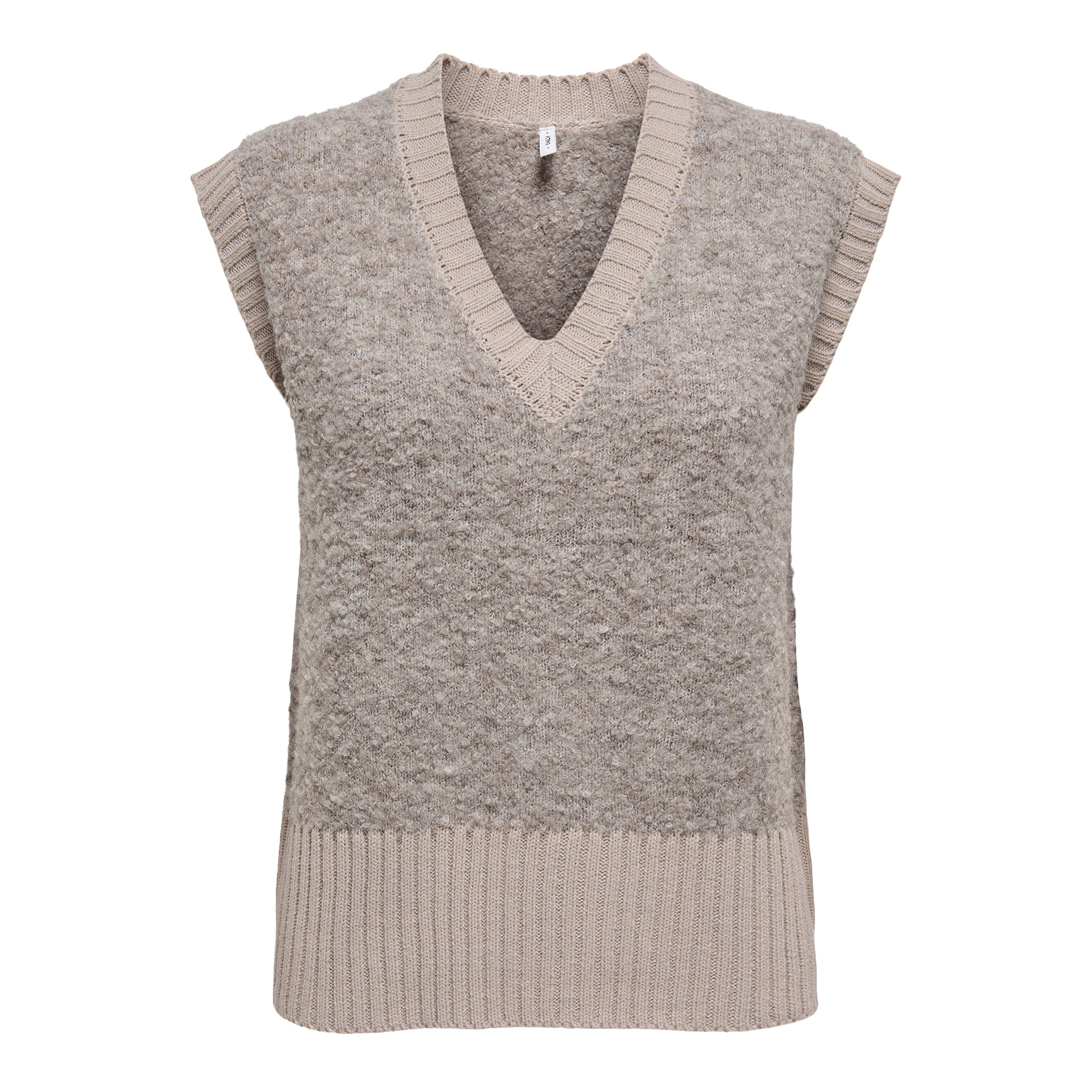 Only Vestido Cille Sl Knt String Melange