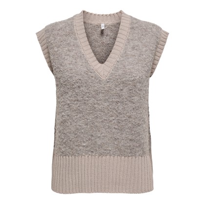 Only  Vestido Cille Sl Knt String Melange