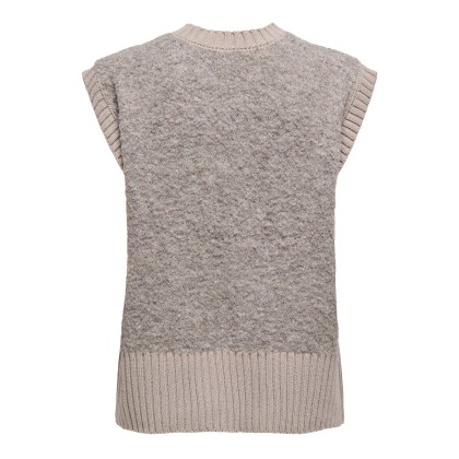 Only  Vestido Cille Sl Knt String Melange Only  Vestido Cille Sl Knt String Melange