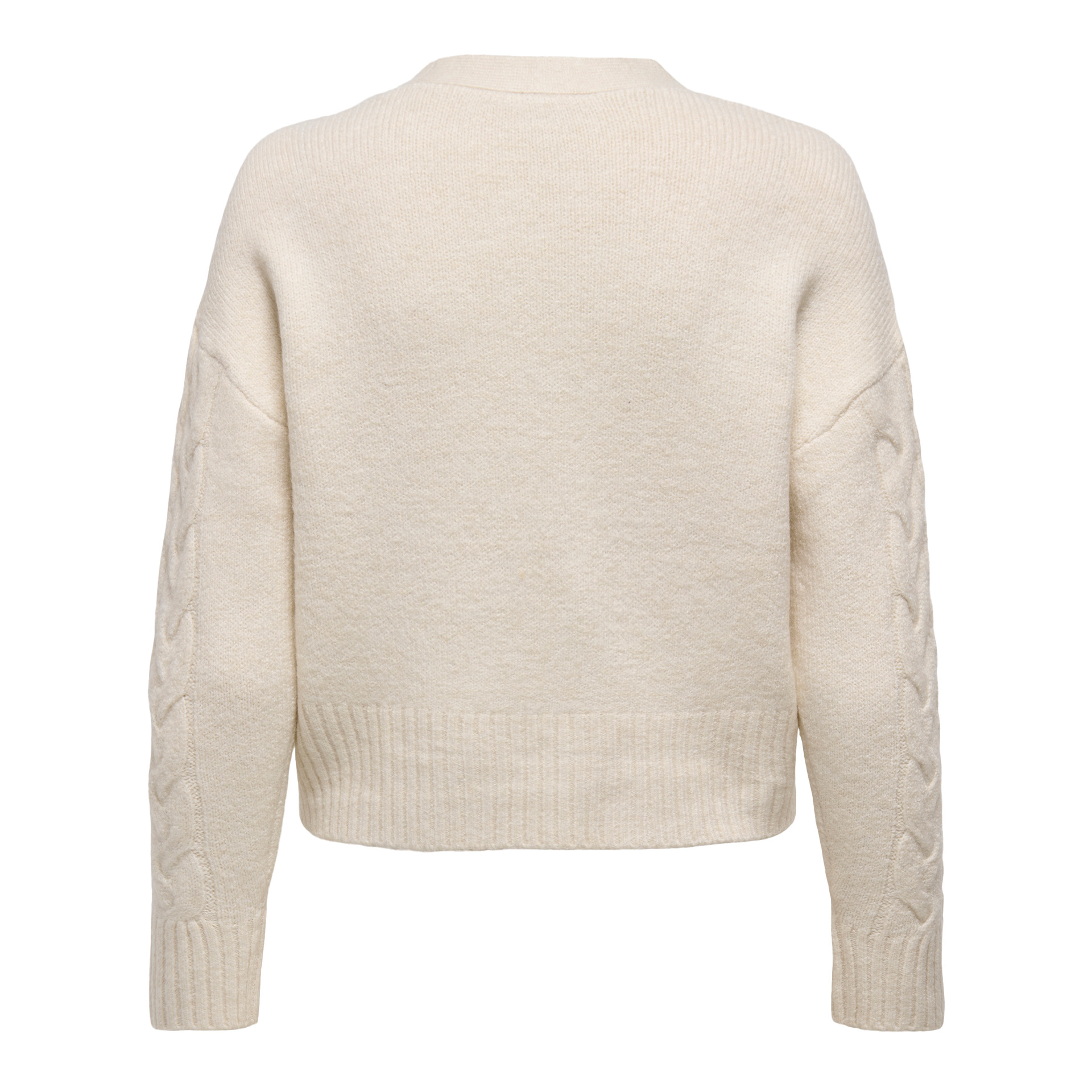 Only Casaco Rio Life Cable Cardigan Knt Whitecap Gray