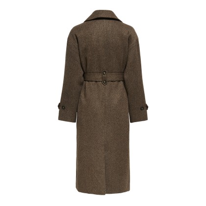 Only  Casaco Gina Life Otw Seal Brown