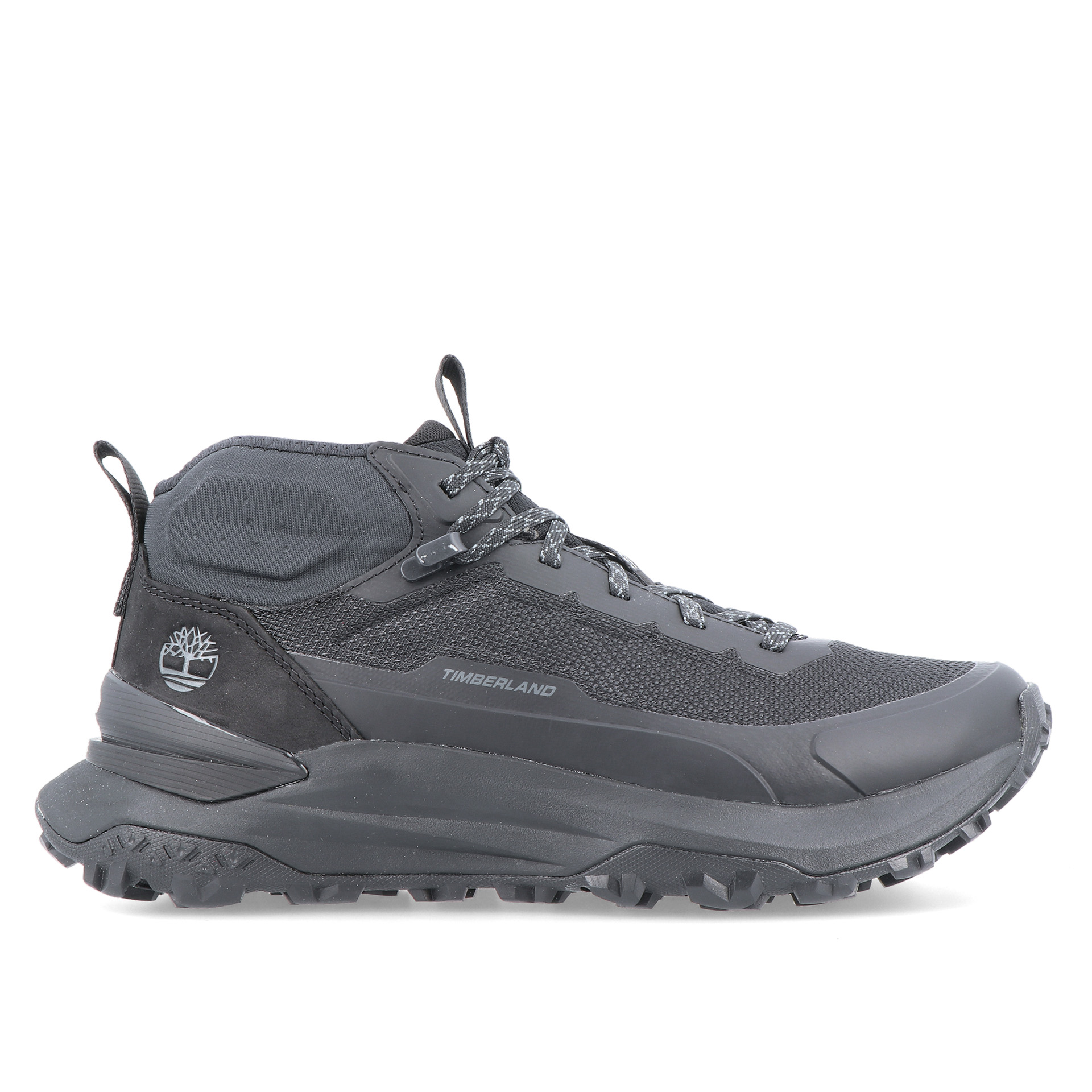 Timberland Motion Access Mid Lace Up Sneaker Black Mesh