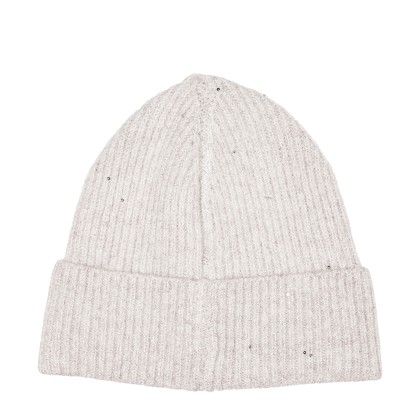 Only  Gorro Sola Glitter Knit Pumice Stone Silver Only  Gorro Sola Glitter Knit Pumice Stone Silver