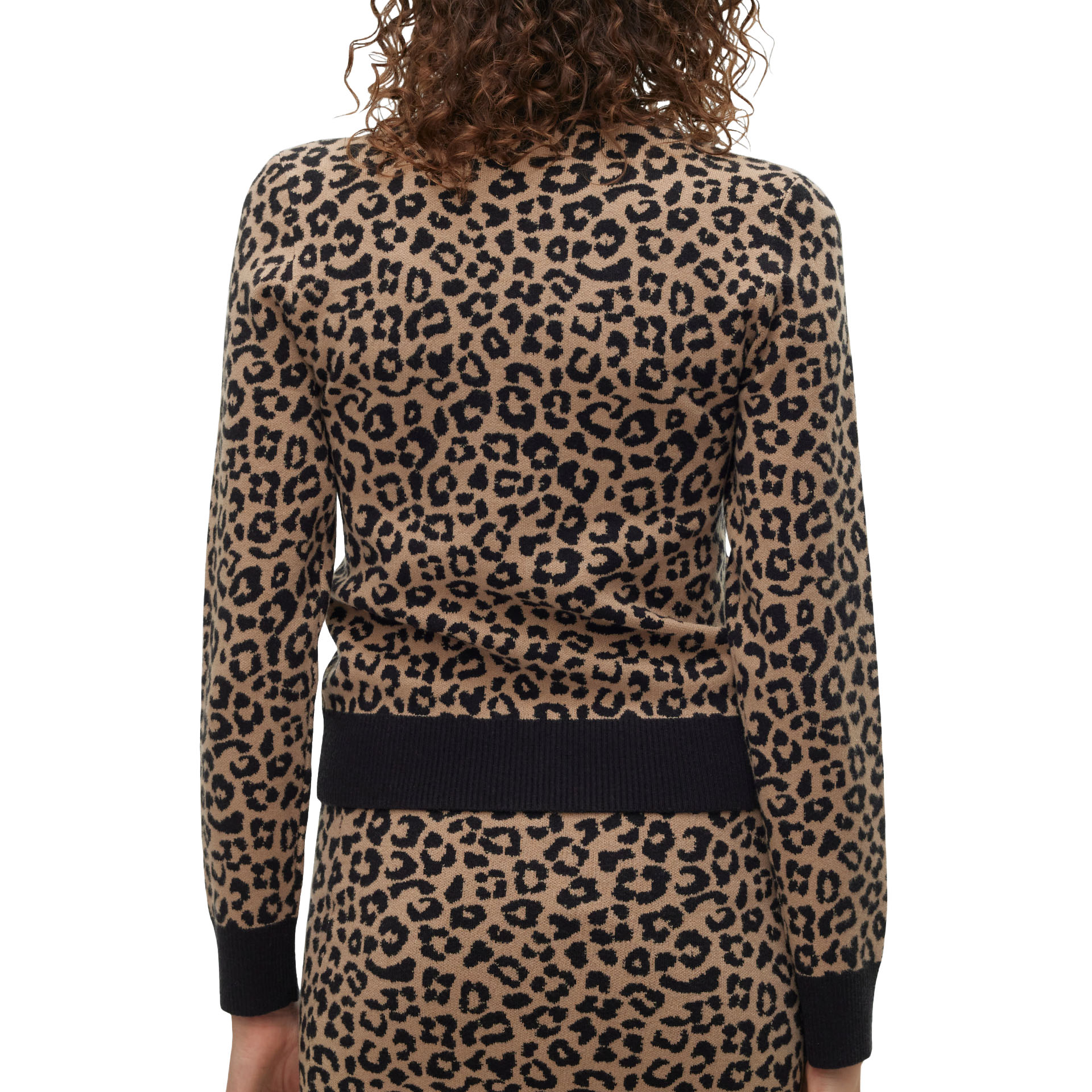 Vero Moda  Camisola Aria Art High-Neck Ga Black W. Silv