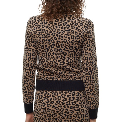 Vero Moda  Camisola Aria Art High-Neck Ga Black W. Silv Vero Moda  Camisola Aria Art High-Neck Ga Black W. Silv