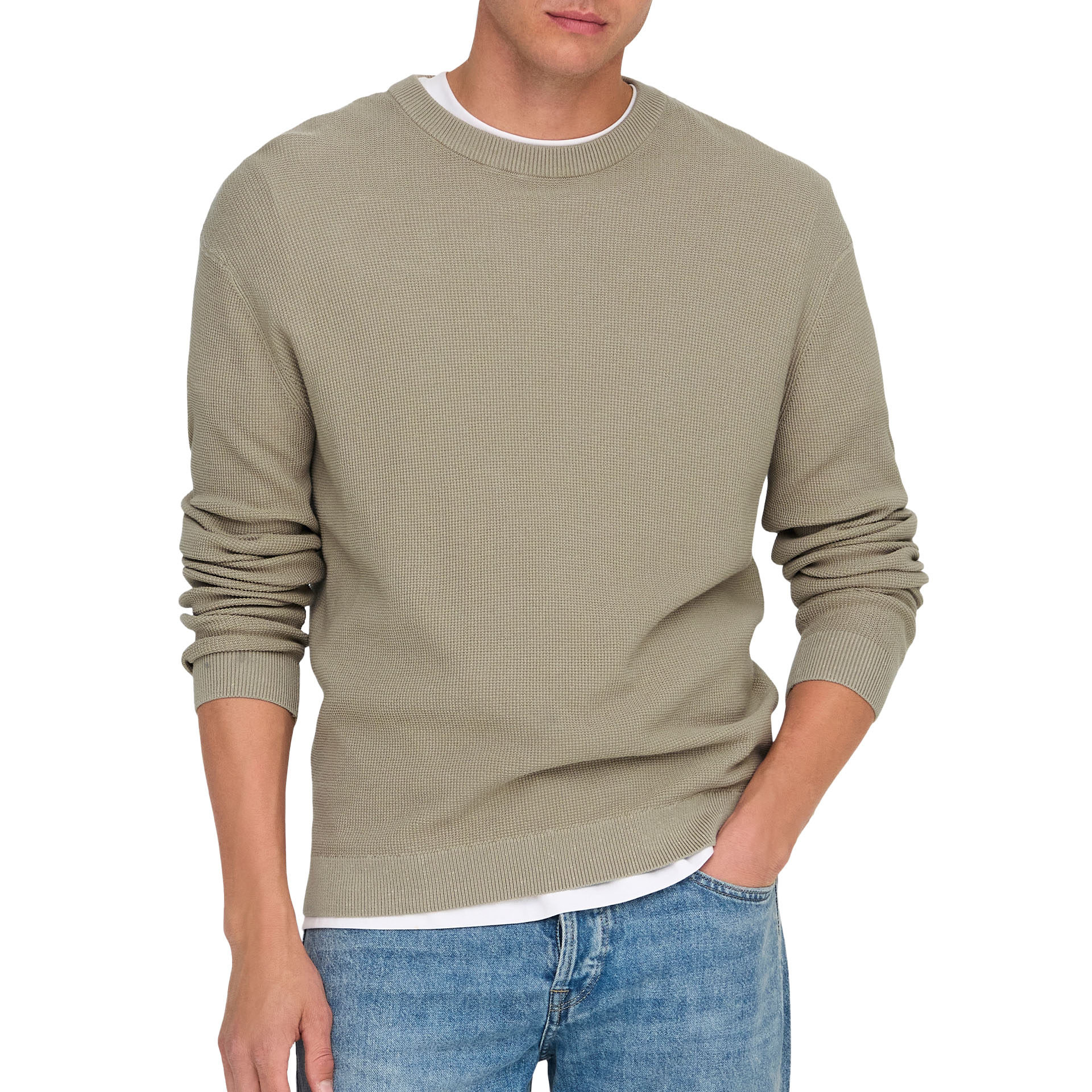 Only&Sons  Camisola Tony Ds 12  Waffle Knit  String