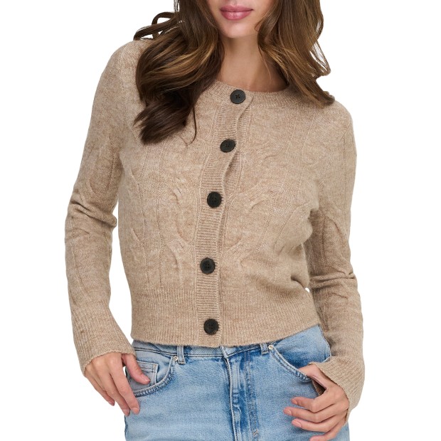Only Onlrio Life Cable O-neck Cardi Knt