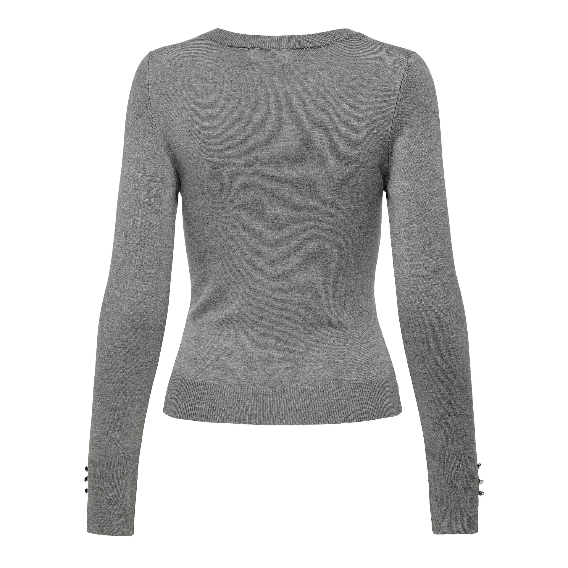 Only Camisola Venice Life Button Light Gre