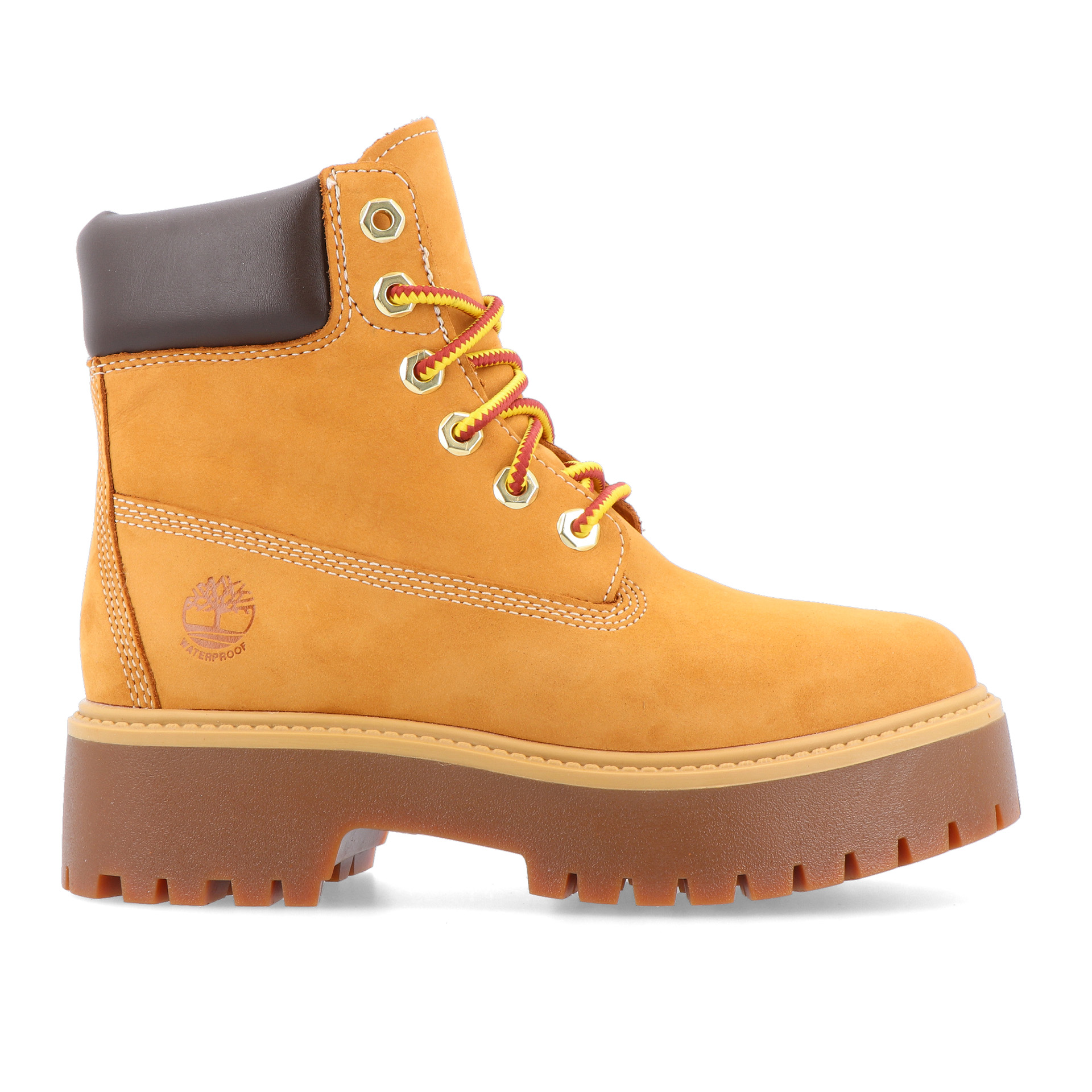 Timberland Stone Street 6 Inch Lace Up Waterproof Boot Wheat