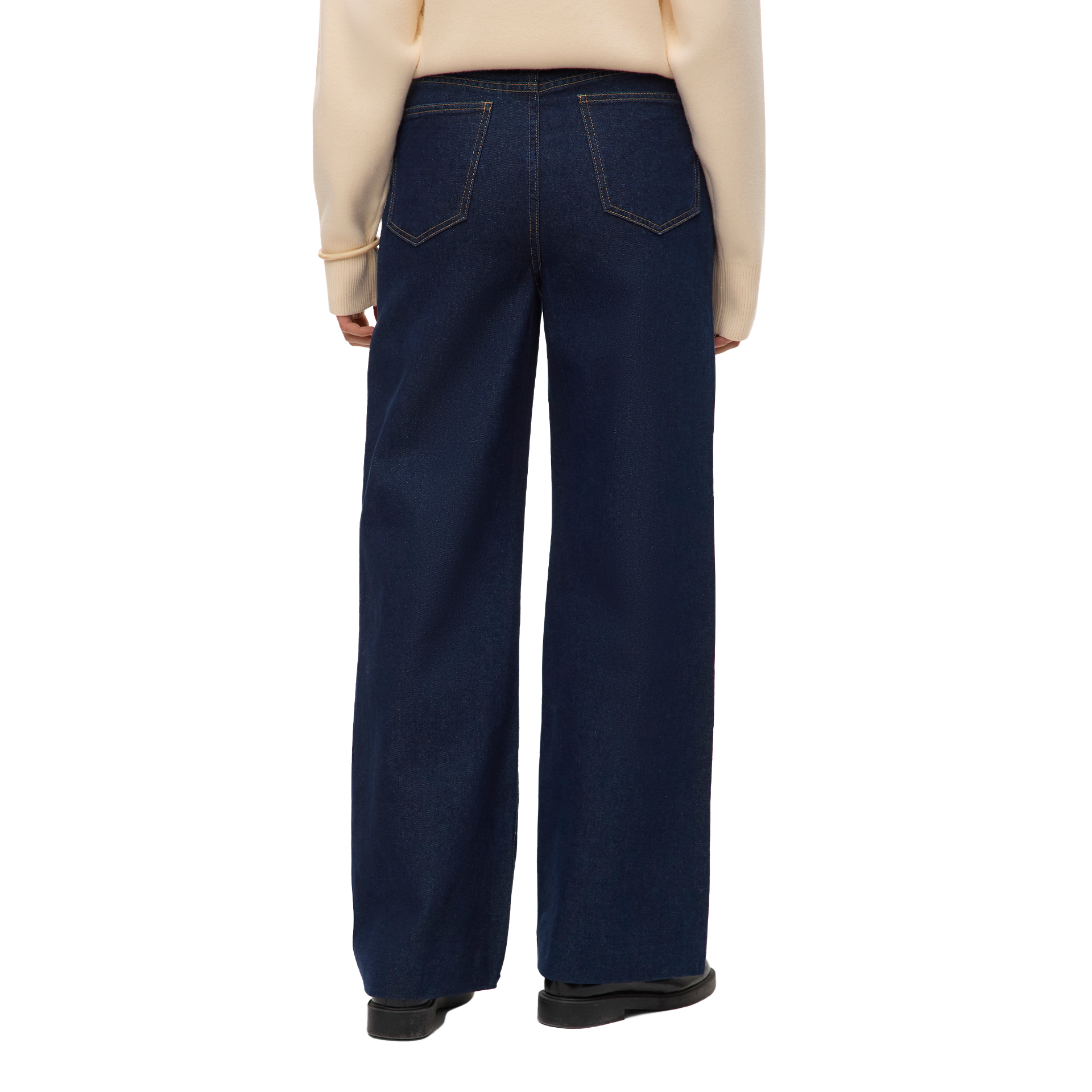 Vero Moda  Calça Kathy Hr Si330 Dark Blue Denim