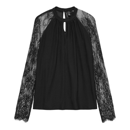 Vero Moda  Top Milla Lace Jrs  Black