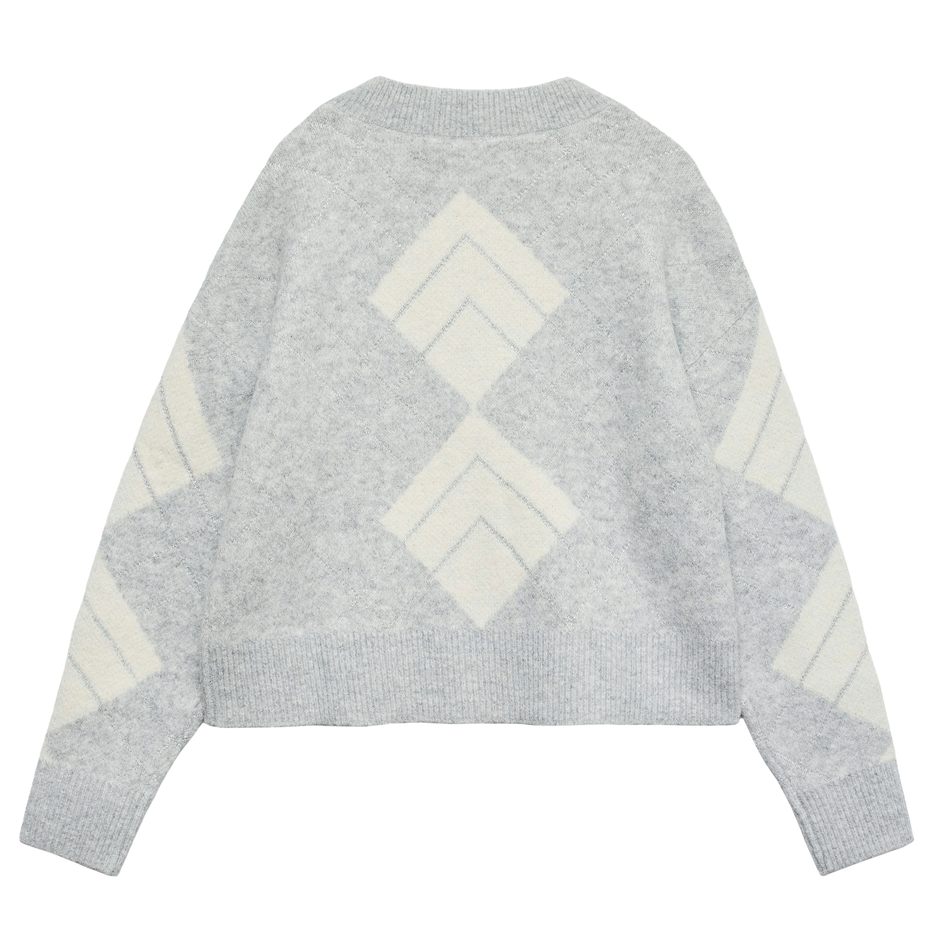 Vero Moda Camisola Dae V-Neck Light Grey Melange W. Bi