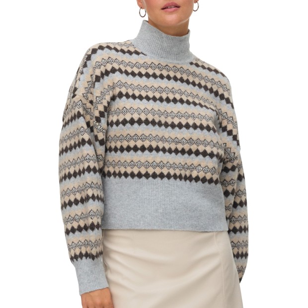 Vero Moda Camisola Gaiva Light Grey Melange C