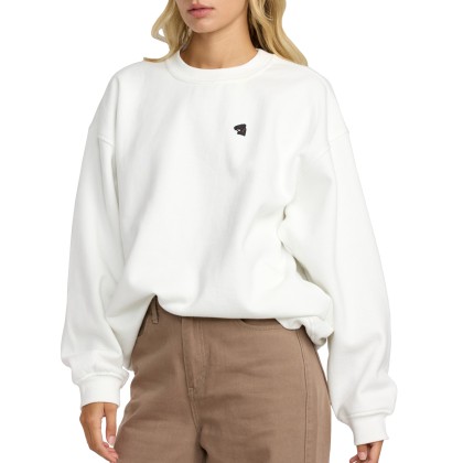 Rvca Sweat Basica Spanky Loteria Vintage White