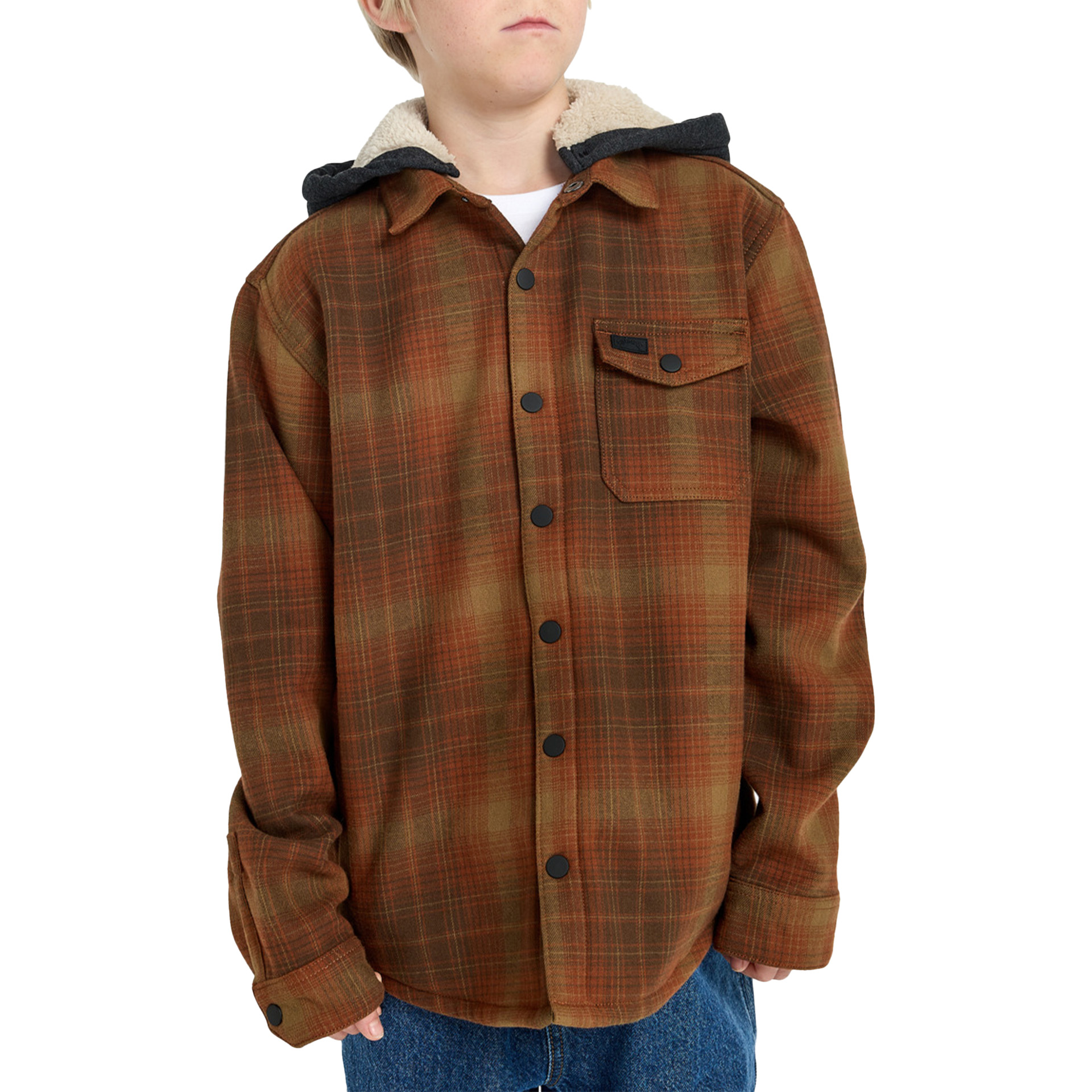 Billabong Camisa Polar Furnace Bonded Dark Cedar