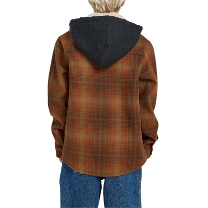 Billabong Camisa Polar Furnace Bonded Dark Cedar