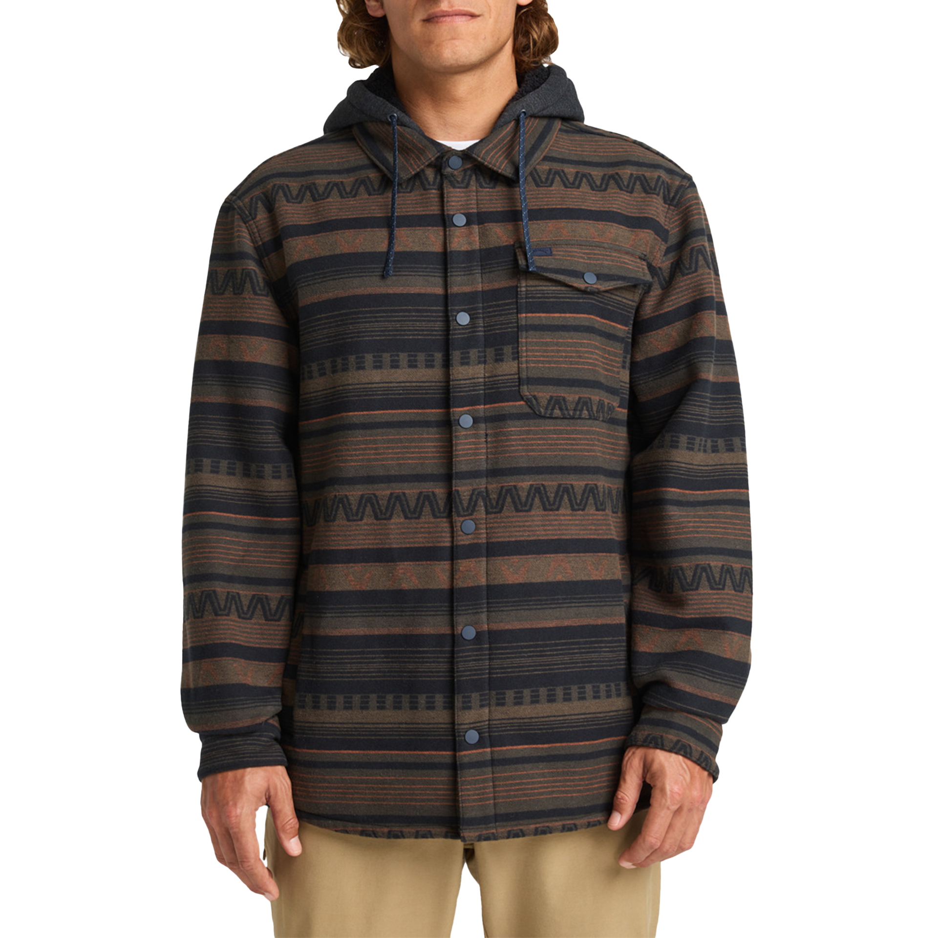 Billabong Camisa Polar Furnace Bonded Flannel Black